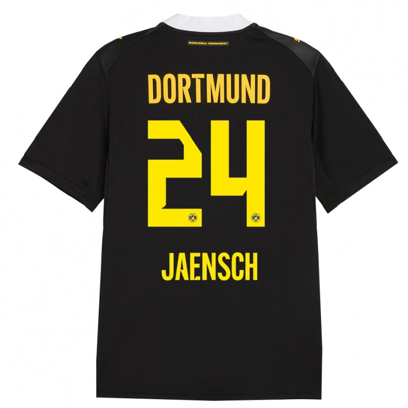 Danxen Hombre Camiseta Johann Jaensch #24 Negro Rojo Amarillo 2ª Equipación 2026/27 La Camisa México