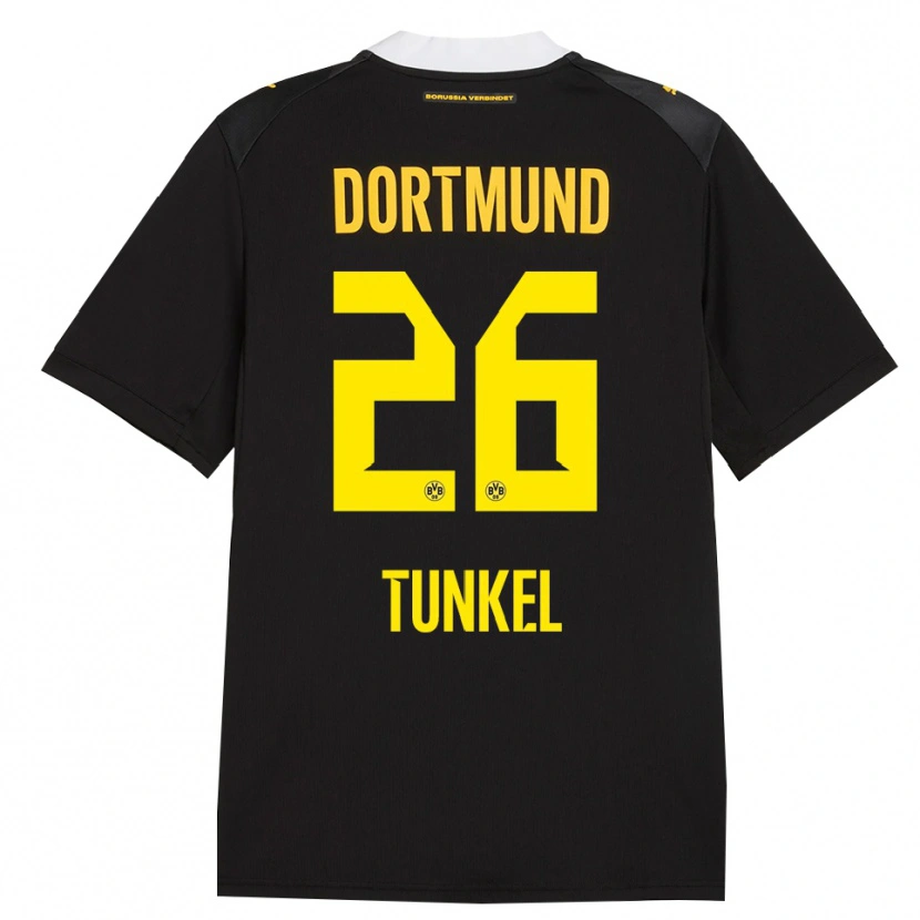 Danxen Hombre Camiseta Janis Tunkel #26 Negro Rojo Amarillo 2ª Equipación 2026/27 La Camisa México
