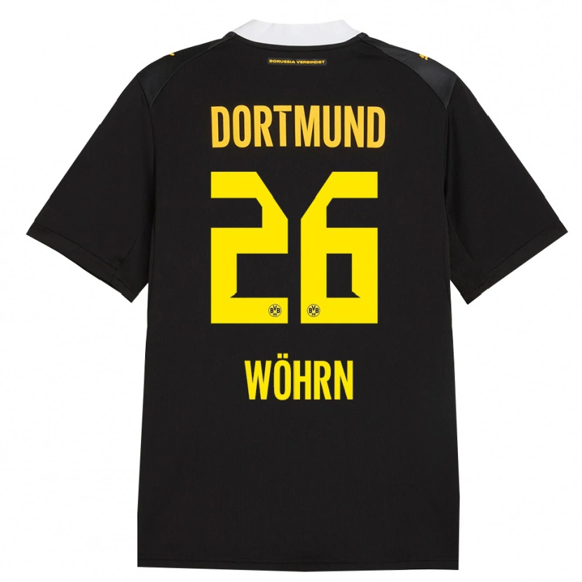 Danxen Hombre Camiseta Yasu Wöhrn #26 Negro Rojo Amarillo 2ª Equipación 2026/27 La Camisa México