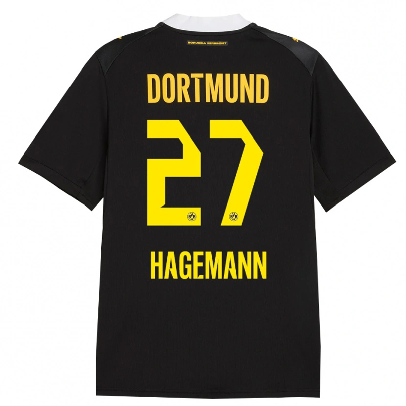 Danxen Hombre Camiseta Keron Hagemann #27 Negro Rojo Amarillo 2ª Equipación 2026/27 La Camisa México