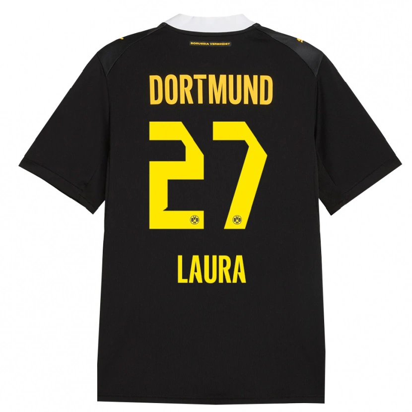 Danxen Hombre Camiseta Van Der Heijden Laura #27 Negro Rojo Amarillo 2ª Equipación 2026/27 La Camisa México