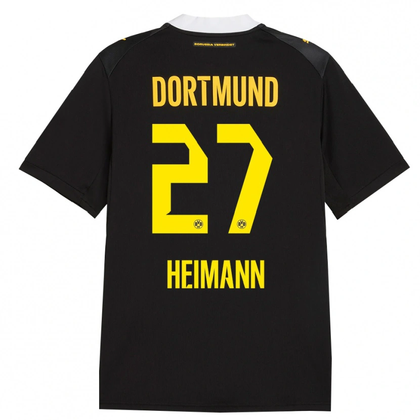 Danxen Hombre Camiseta Wesley Heimann #27 Negro Rojo Amarillo 2ª Equipación 2026/27 La Camisa México