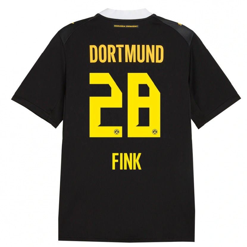 Danxen Hombre Camiseta Bradley Fink #28 Negro Rojo Amarillo 2ª Equipación 2026/27 La Camisa México