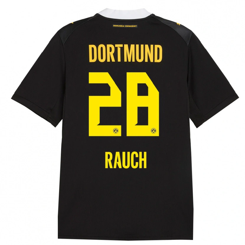 Danxen Hombre Camiseta Julius Fynn Rauch #28 Negro Rojo Amarillo 2ª Equipación 2026/27 La Camisa México