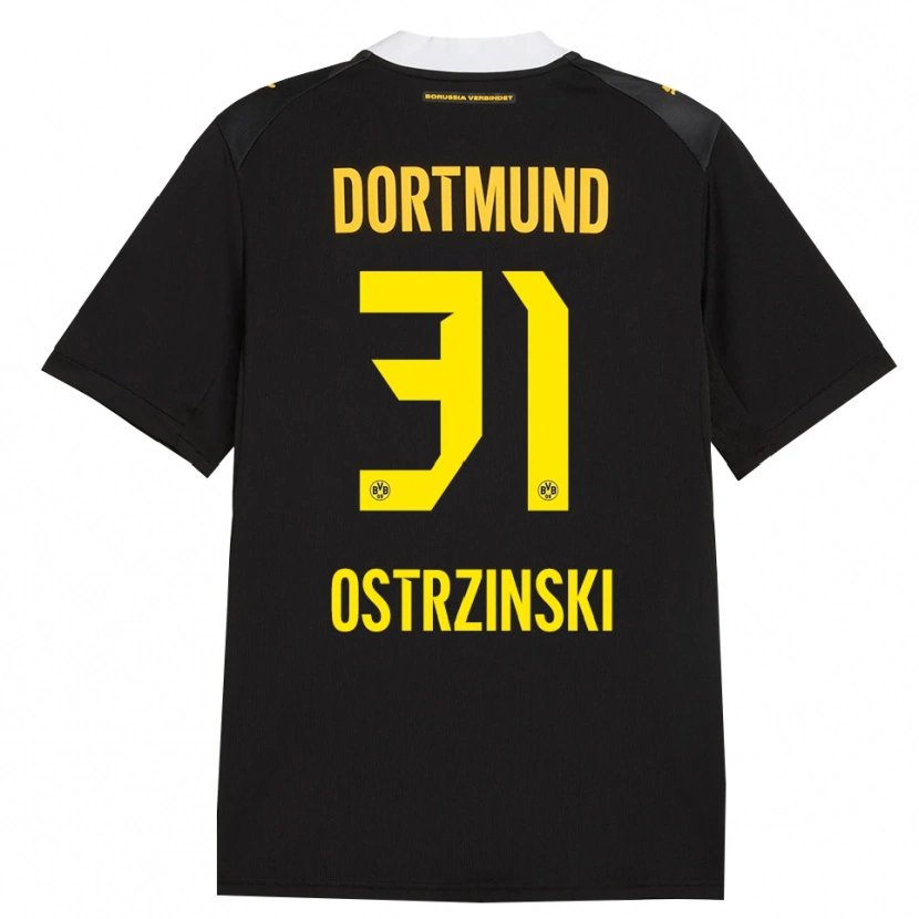 Danxen Hombre Camiseta Silas Ostrzinski #31 Negro Rojo Amarillo 2ª Equipación 2026/27 La Camisa México