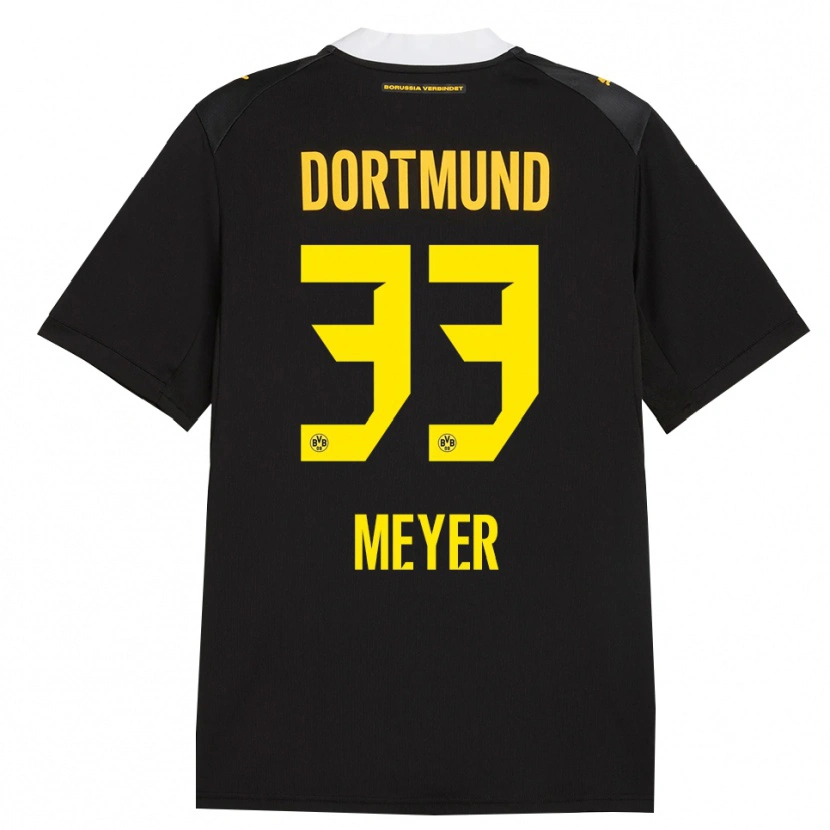 Danxen Hombre Camiseta Alexander Meyer #33 Negro Rojo Amarillo 2ª Equipación 2026/27 La Camisa México