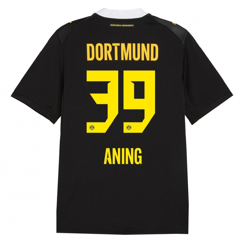 Danxen Hombre Camiseta Prince Aning #39 Negro Rojo Amarillo 2ª Equipación 2026/27 La Camisa México