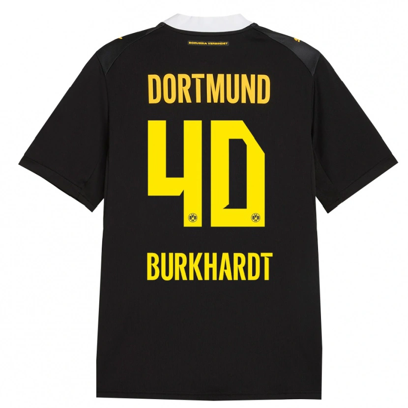 Danxen Hombre Camiseta Till Burkhardt #40 Negro Rojo Amarillo 2ª Equipación 2026/27 La Camisa México