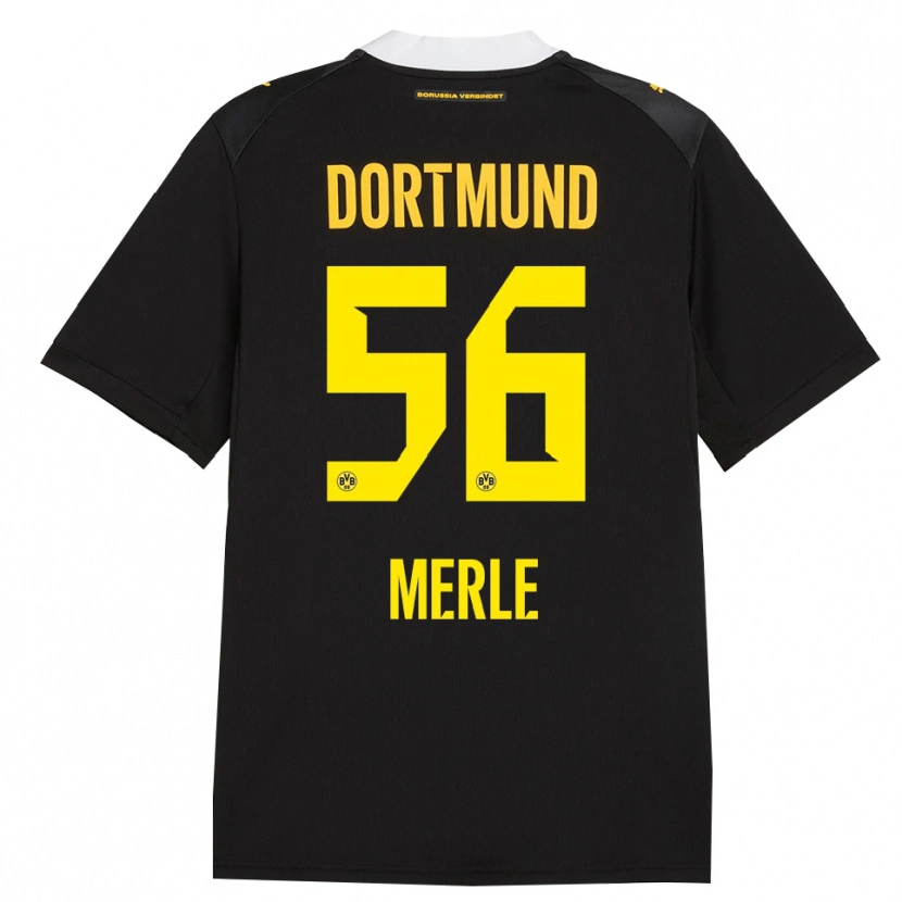 Danxen Hombre Camiseta Albers Merle #56 Negro Rojo Amarillo 2ª Equipación 2026/27 La Camisa México