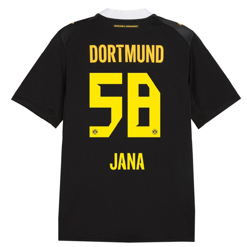 Danxen Hombre Camiseta Nordberg Jana #58 Negro Rojo Amarillo 2ª Equipación 2026/27 La Camisa México