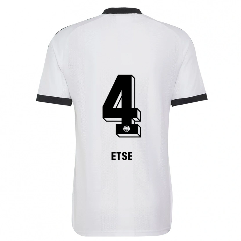 Danxen Hombre Camiseta Julian Etse #4 Blanco Negro 2ª Equipación 2026/27 La Camisa México