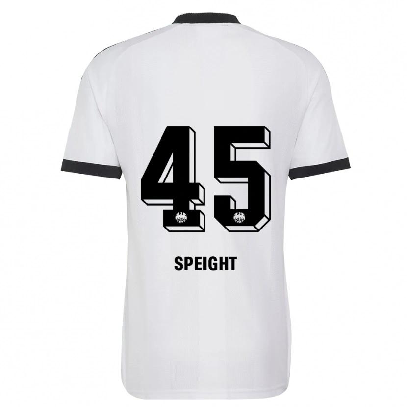Danxen Hombre Camiseta Benjamin Speight #45 Blanco Negro 2ª Equipación 2026/27 La Camisa México