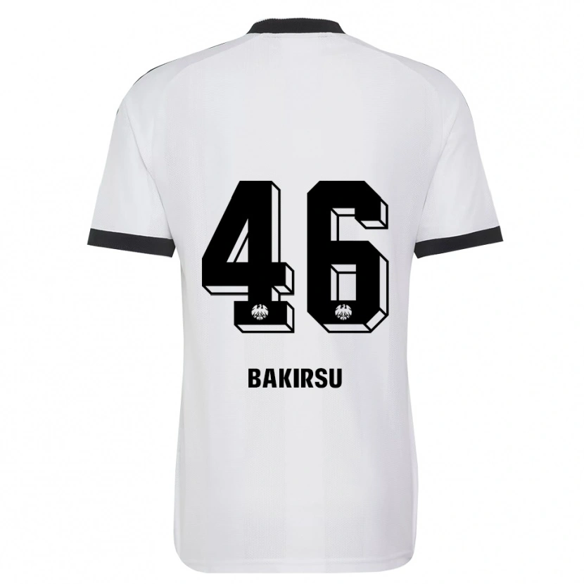 Danxen Hombre Camiseta Hüseyin Bakirsu #46 Blanco Negro 2ª Equipación 2026/27 La Camisa México
