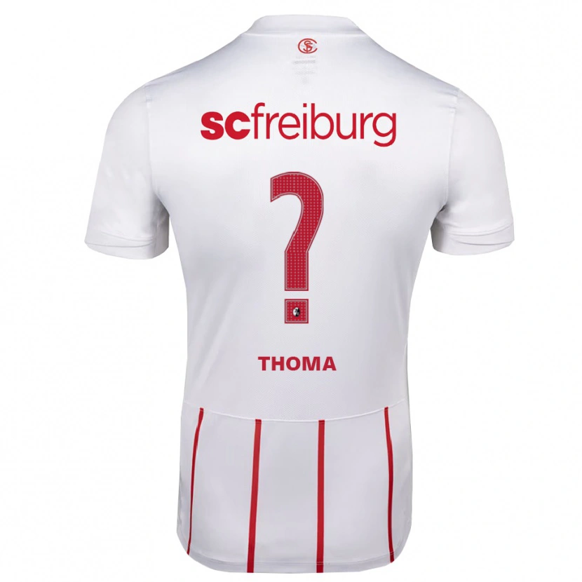 Danxen Hombre Camiseta Luis Thoma #0 Blanco Rojo Amarillo 2ª Equipación 2026/27 La Camisa México