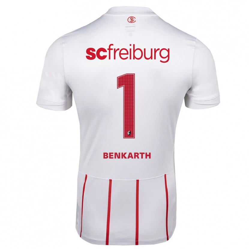 Danxen Hombre Camiseta Laura Benkarth #1 Blanco Rojo Amarillo 2ª Equipación 2026/27 La Camisa México