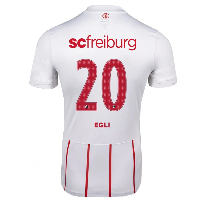 Danxen Hombre Camiseta Leela Egli #20 Blanco Rojo Amarillo 2ª Equipación 2026/27 La Camisa México