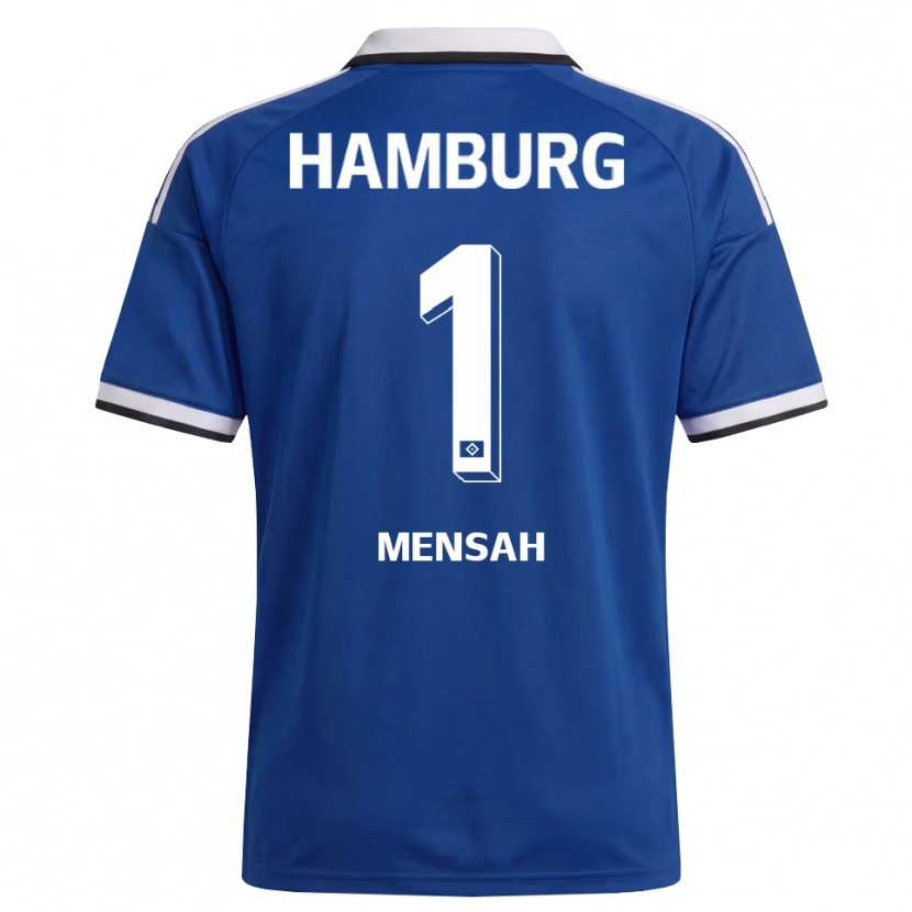Danxen Hombre Camiseta Steven Mensah #1 Blanco Azul 2ª Equipación 2026/27 La Camisa México