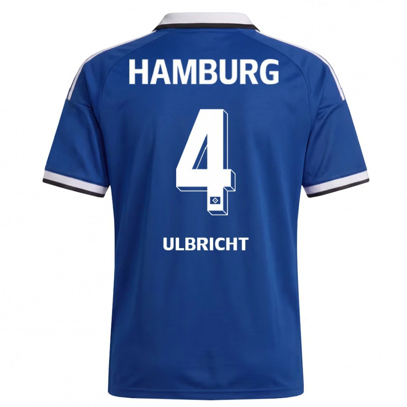 Danxen Hombre Camiseta Michael Ulbricht #4 Blanco Azul 2ª Equipación 2026/27 La Camisa México