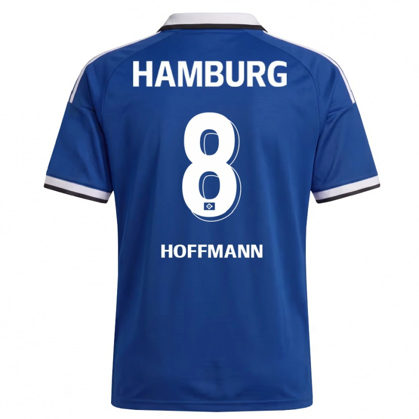 Danxen Hombre Camiseta Nick Hoffmann #8 Blanco Azul 2ª Equipación 2026/27 La Camisa México