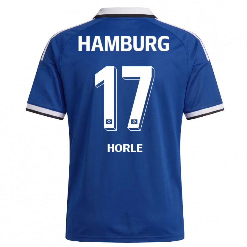Danxen Hombre Camiseta Tim Niclas Hörle #17 Blanco Azul 2ª Equipación 2026/27 La Camisa México