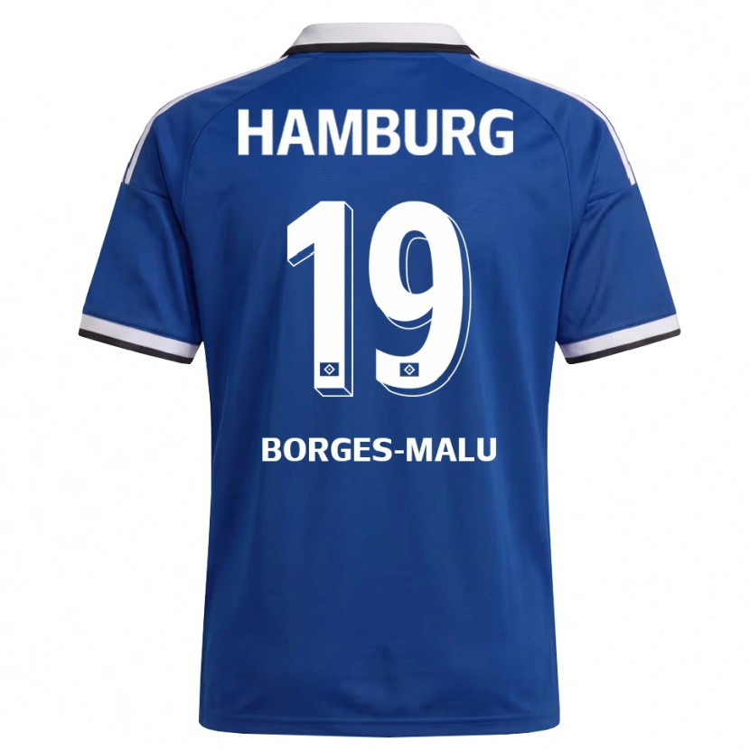 Danxen Hombre Camiseta Louis Borges-Malu #19 Blanco Azul 2ª Equipación 2026/27 La Camisa México