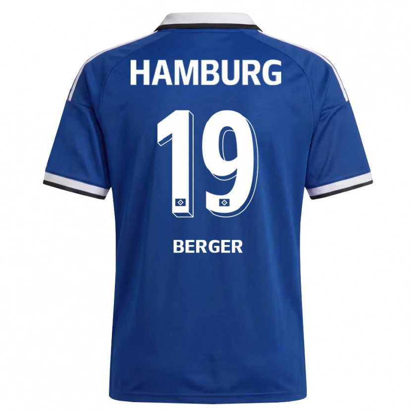 Danxen Hombre Camiseta Jean Berger #19 Blanco Azul 2ª Equipación 2026/27 La Camisa México