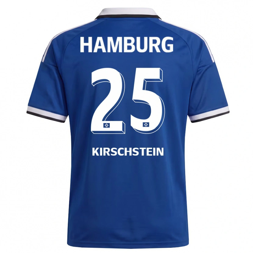 Danxen Hombre Camiseta Merle Kirschstein #25 Blanco Azul 2ª Equipación 2026/27 La Camisa México