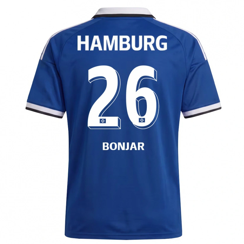 Danxen Hombre Camiseta Amir Bonjar #26 Blanco Azul 2ª Equipación 2026/27 La Camisa México