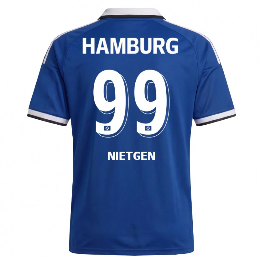 Danxen Hombre Camiseta Marvin Nietgen #99 Blanco Azul 2ª Equipación 2026/27 La Camisa México