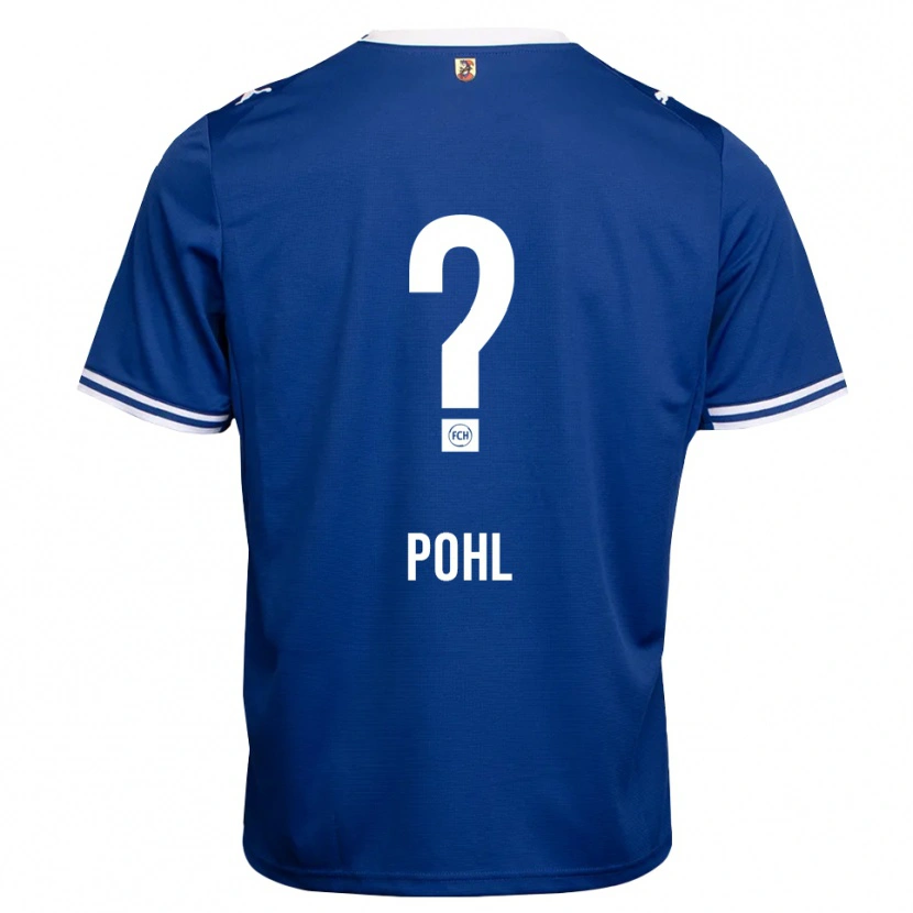Danxen Hombre Camiseta Miguel Pohl #0 Azul Real Blanco 2ª Equipación 2026/27 La Camisa México