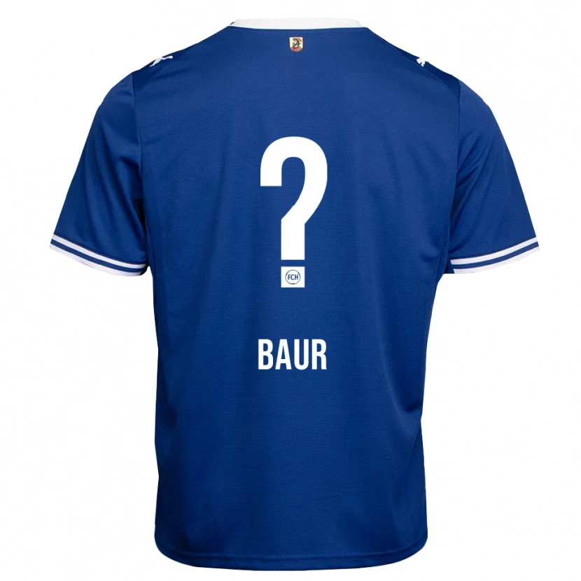 Danxen Hombre Camiseta Martin Baur #0 Azul Real Blanco 2ª Equipación 2026/27 La Camisa México