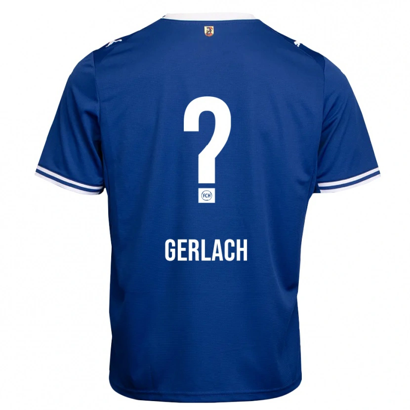 Danxen Hombre Camiseta Tom Gerlach #0 Azul Real Blanco 2ª Equipación 2026/27 La Camisa México