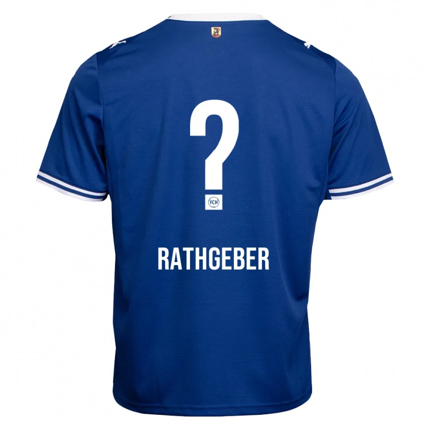 Danxen Hombre Camiseta Bernd Rathgeber #0 Azul Real Blanco 2ª Equipación 2026/27 La Camisa México
