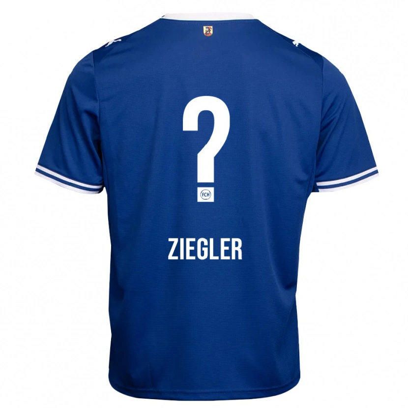 Danxen Hombre Camiseta Phillip Ziegler #0 Azul Real Blanco 2ª Equipación 2026/27 La Camisa México