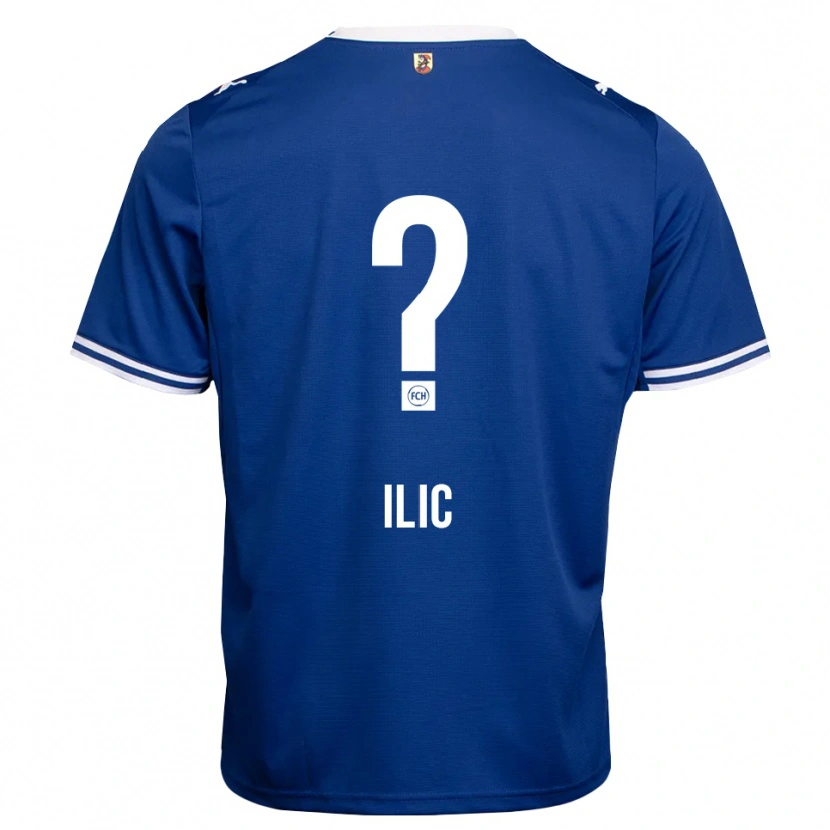 Danxen Hombre Camiseta Leana Ilic #0 Azul Real Blanco 2ª Equipación 2026/27 La Camisa México