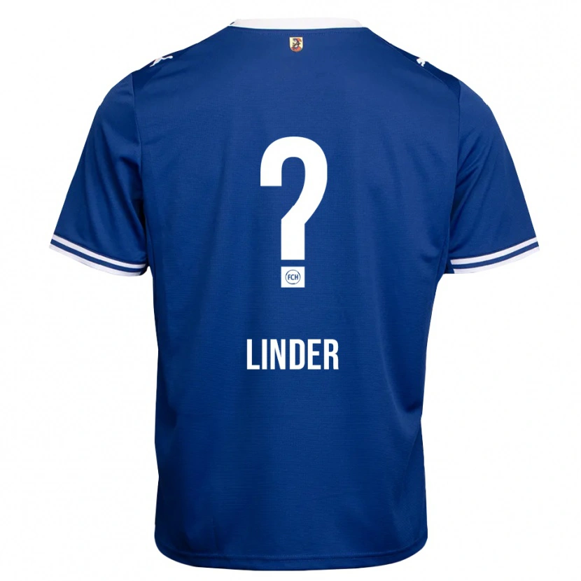 Danxen Hombre Camiseta Madeleine Linder #0 Azul Real Blanco 2ª Equipación 2026/27 La Camisa México