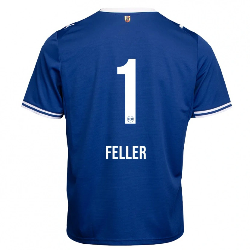 Danxen Hombre Camiseta Frank Feller #1 Azul Real Blanco 2ª Equipación 2026/27 La Camisa México