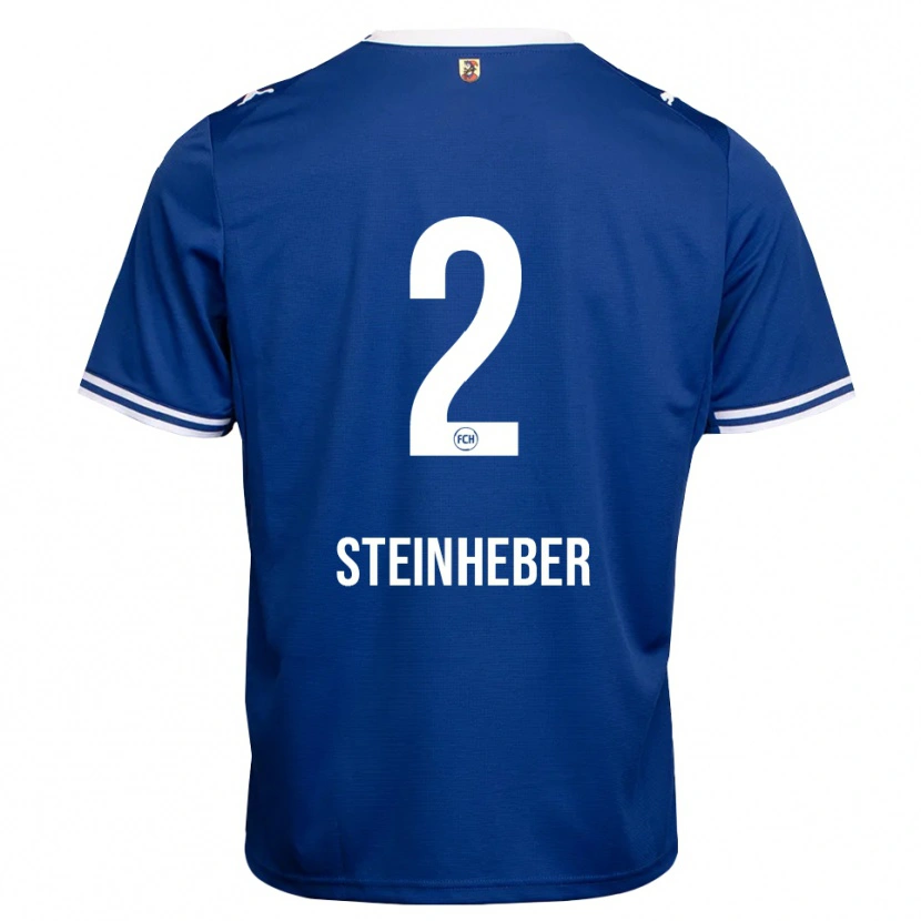 Danxen Hombre Camiseta Leni Steinheber #2 Azul Real Blanco 2ª Equipación 2026/27 La Camisa México