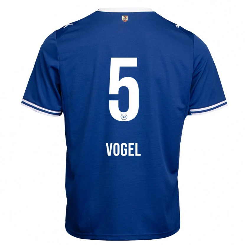 Danxen Hombre Camiseta Maximilian Vogel #5 Azul Real Blanco 2ª Equipación 2026/27 La Camisa México