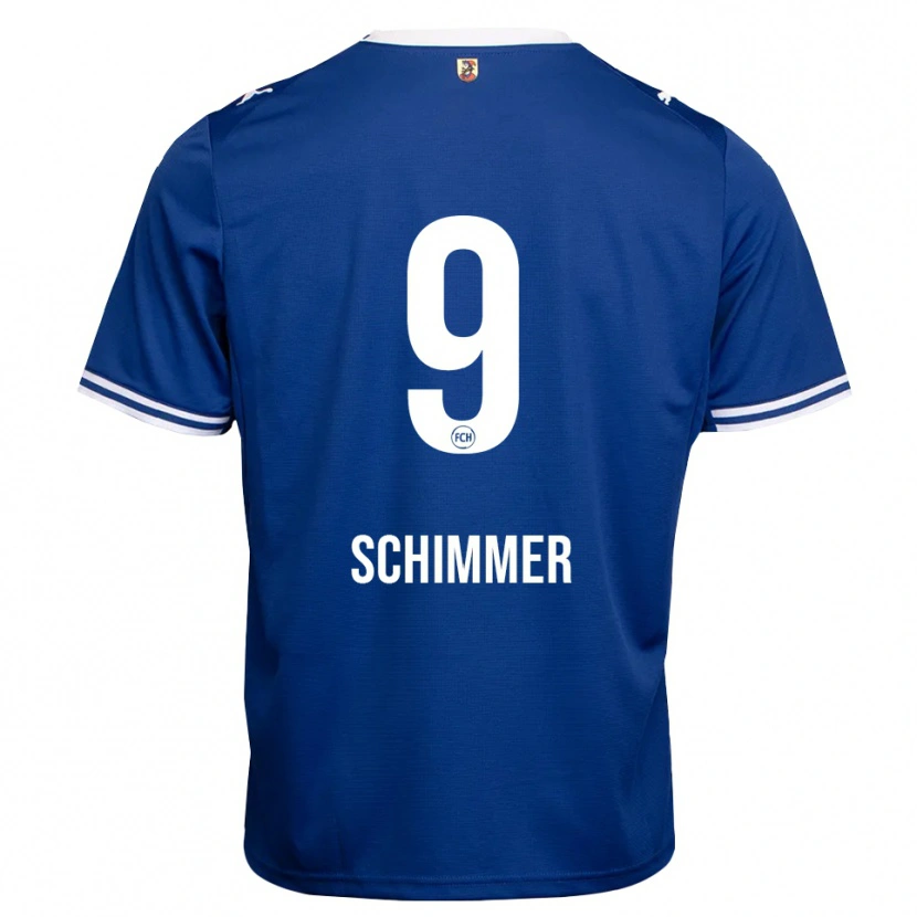 Danxen Hombre Camiseta Stefan Schimmer #9 Azul Real Blanco 2ª Equipación 2026/27 La Camisa México