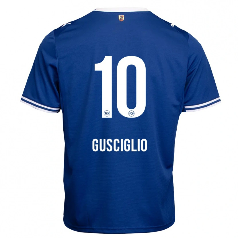 Danxen Hombre Camiseta Alessio Gusciglio #10 Azul Real Blanco 2ª Equipación 2026/27 La Camisa México