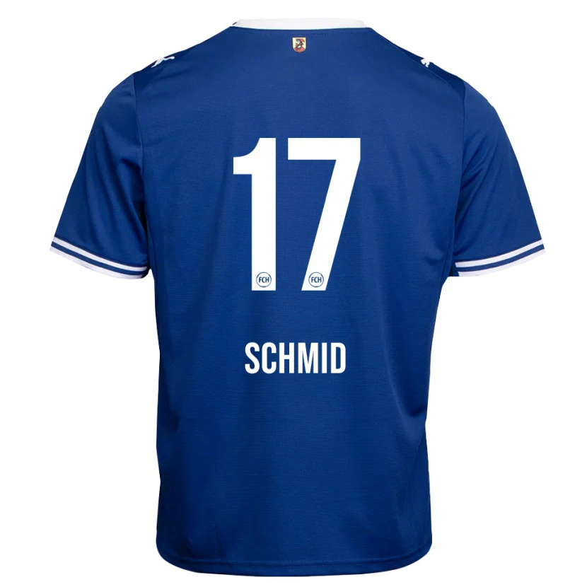 Danxen Hombre Camiseta Florent Schmid #17 Azul Real Blanco 2ª Equipación 2026/27 La Camisa México