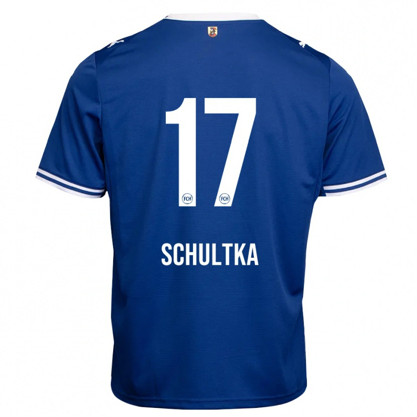 Danxen Hombre Camiseta Silas Schultka #17 Azul Real Blanco 2ª Equipación 2026/27 La Camisa México