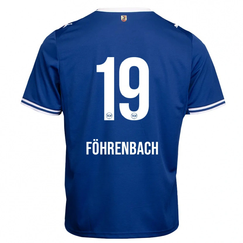 Danxen Hombre Camiseta Jonas Föhrenbach #19 Azul Real Blanco 2ª Equipación 2026/27 La Camisa México