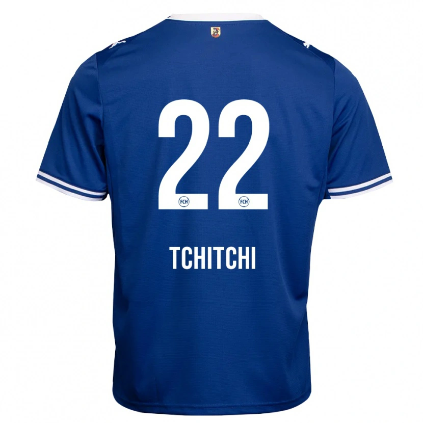 Danxen Hombre Camiseta Dahrel Tchitchi #22 Azul Real Blanco 2ª Equipación 2026/27 La Camisa México