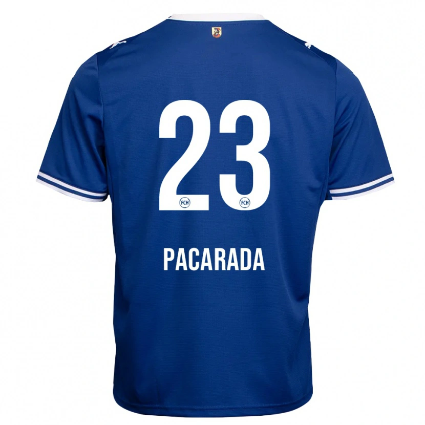 Danxen Hombre Camiseta Leart Paçarada #23 Azul Real Blanco 2ª Equipación 2026/27 La Camisa México