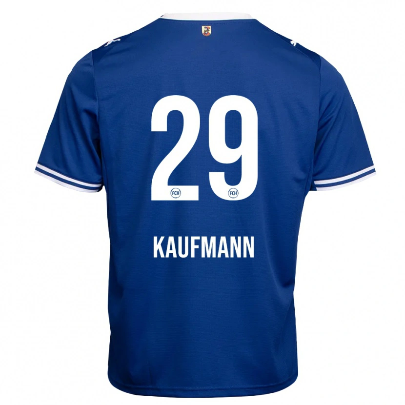 Danxen Hombre Camiseta Mikkel Kaufmann #29 Azul Real Blanco 2ª Equipación 2026/27 La Camisa México