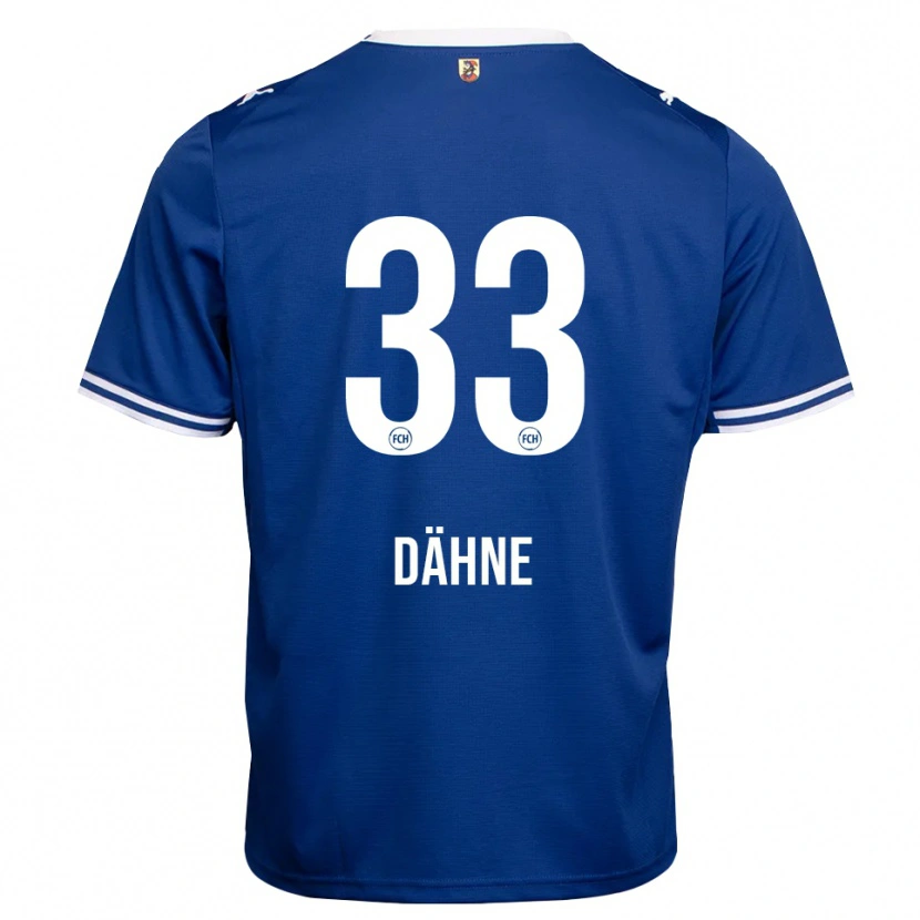 Danxen Hombre Camiseta Thomas Dähne #33 Azul Real Blanco 2ª Equipación 2026/27 La Camisa México