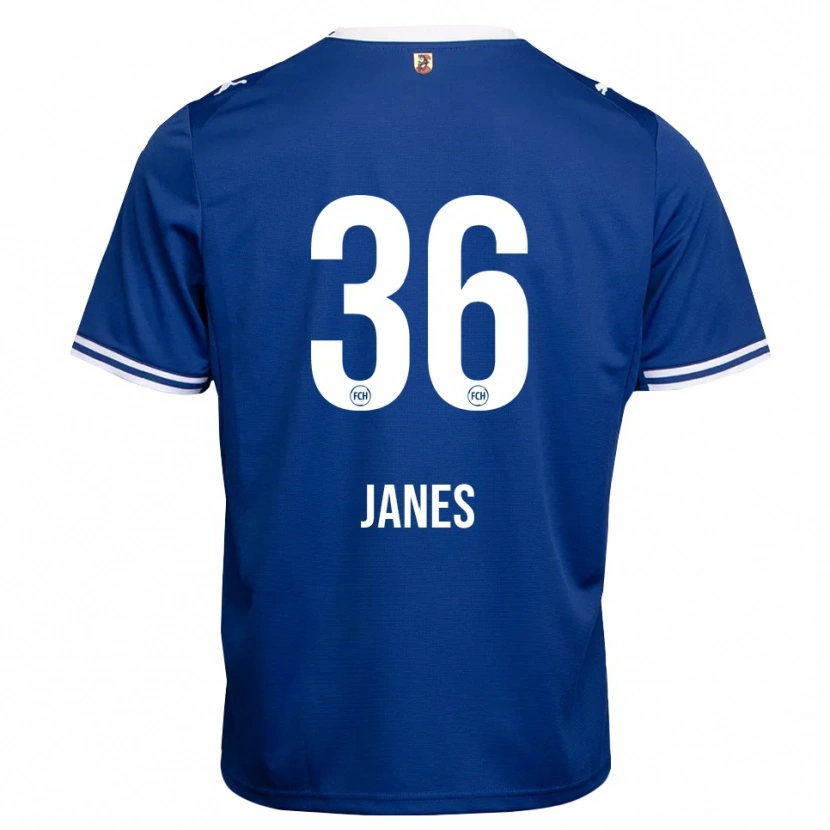 Danxen Hombre Camiseta Luka Janes #36 Azul Real Blanco 2ª Equipación 2026/27 La Camisa México