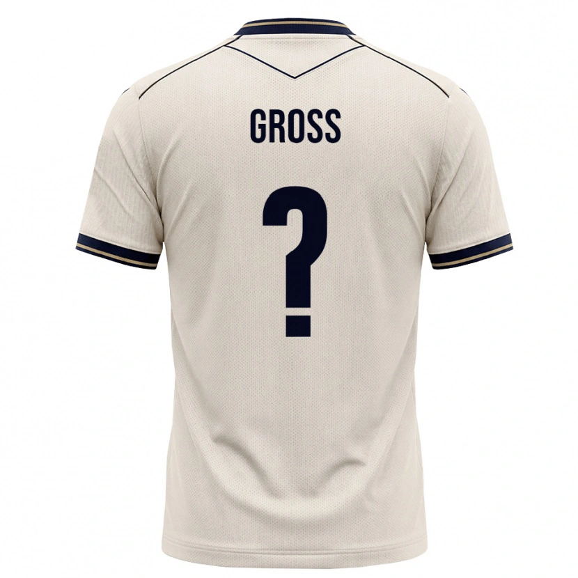 Danxen Hombre Camiseta Elia Groß #0 Blanco Roto Azul Tinta 2ª Equipación 2026/27 La Camisa México